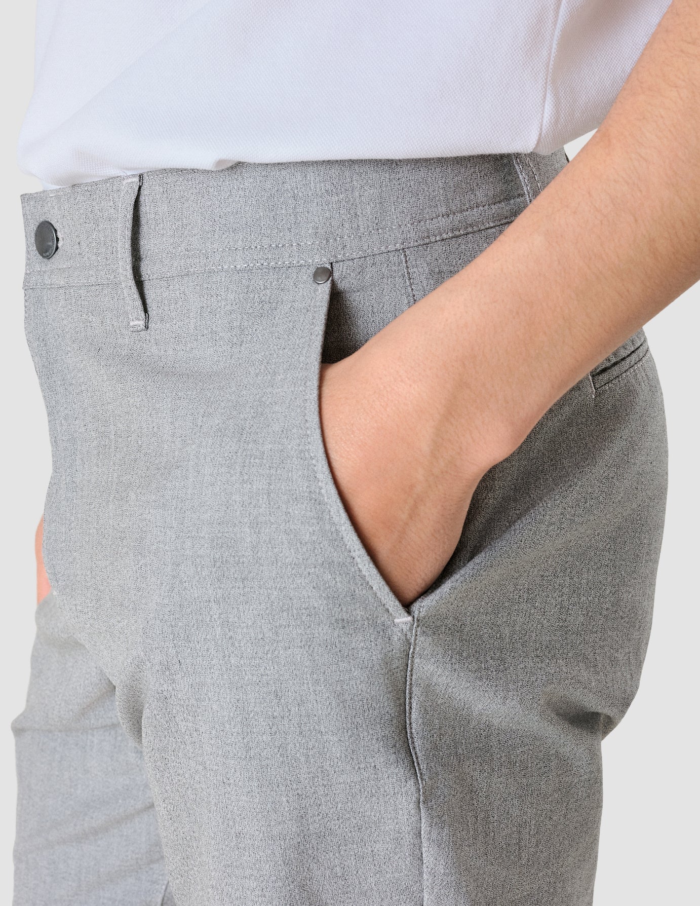 Tech Linen Shorts Ashes